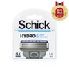 SCHICK Hydro 5-blade skin protector 1 handle + 2 blades