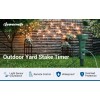DEWENWILS Outdoor Power Stake Timer 6 Grounded Outlets 6FT Cord,