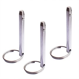 Yuauy 3 pcs Quick Release Pins 5/16"(8mm) Diameter 316 Stainless Steel Usable Length: 2-1/4"(57mm) Total Length 3.15"(80mm) for Bimini Top Marine Hardware