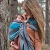 Hoppediz Ring-Sling Baby Sling from Birth, 100% Cotton Tested for