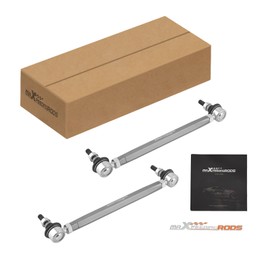 maXpeedingrods Universal Adjustable Sway Bar End Links 280mm-330mm | M10 Stud w/12 mm Spacer Washer