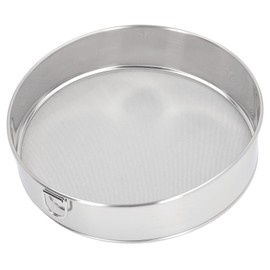 AUNMAS Flour Sifter, 80 Mesh Stainless Steel Anti Stick, Round Sieve for Powdered Sugar Cocoa Kitchen