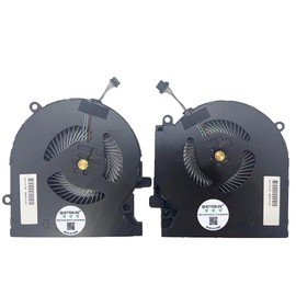 New Laptop CPU+GPU Cooling Fan for HP OMEN GTX1650 DC5V 15-EK 15-EN TPN-Q236 TPN-Q238 15-EK0023DX 15-EK0020CA 15-EK0013DX 15-EK0008CA Series M04218-001 M04217-001 ND85C26-19J24 ND85C27-19J25 Fan