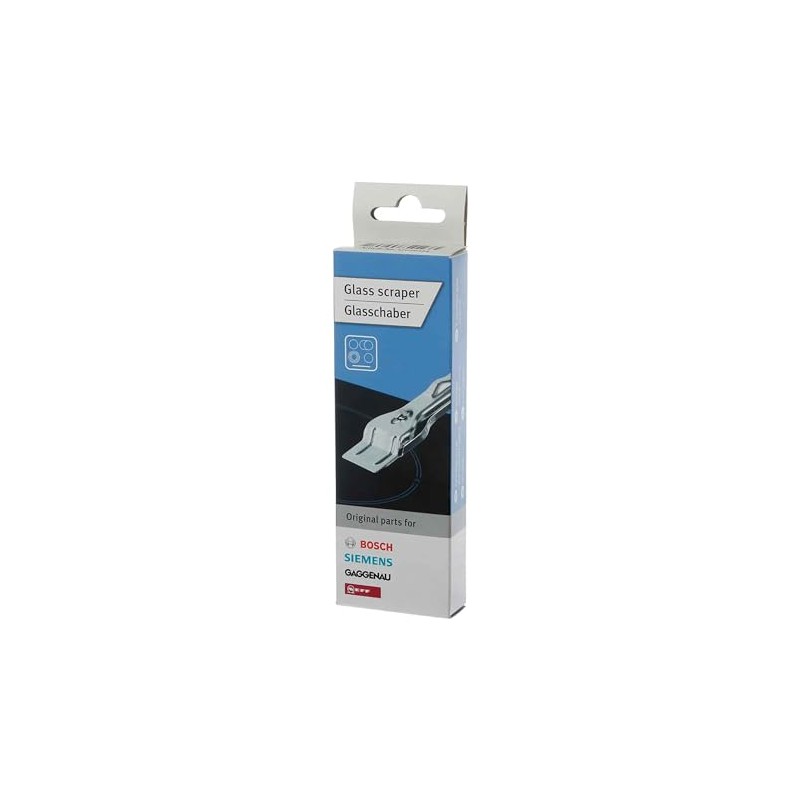 Bosch 17000334 Cooktop Glass Scraper for Induction + Electric Cooktops
