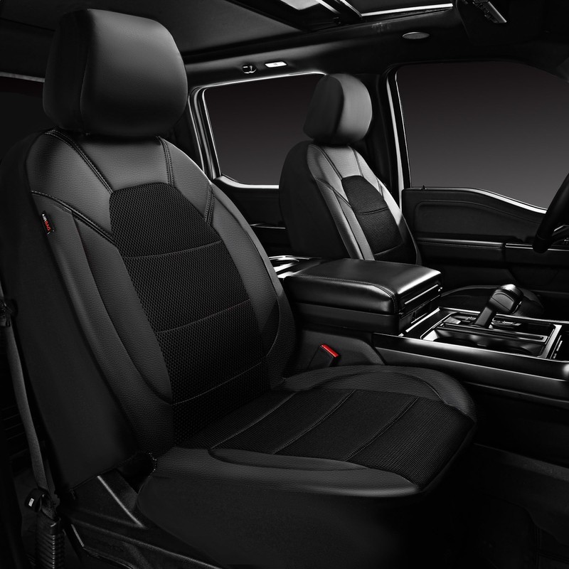CAR PASS Leather and 3D Air Mesh Universal Fit Car