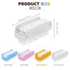 4 Pcs Double Sided Nail Brush, Nail Cleaning Brush, Plastic