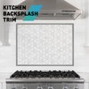 FCSOTSPS 20Pack Tile Edge Trim,12''x0.4'' Peel and Stick Aluminum Backsplash