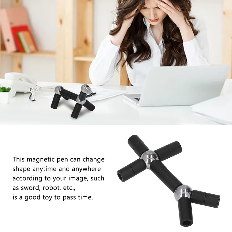 Magnetic Pen Toy Stress Relief Decompression Magnetic Metal Writing Pen