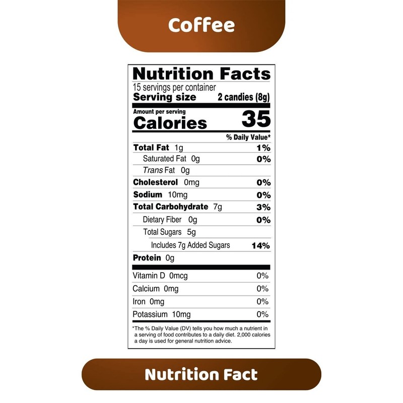 Kopiko Coffee & Cappuccino Candy Variety Pack 4.23 oz each