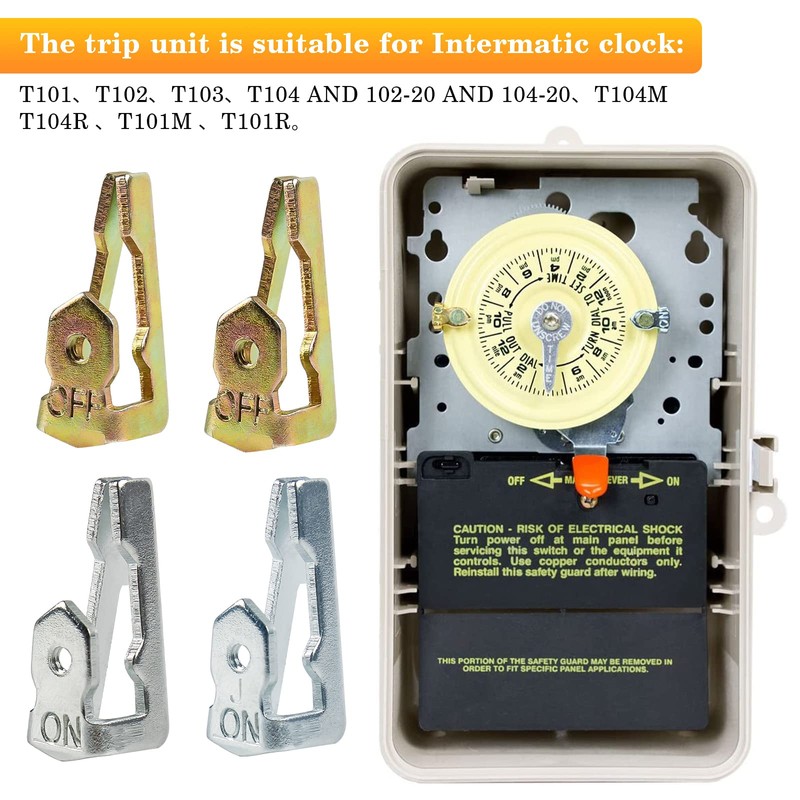 156T1978A Time Switch Trippers Replacement for Intermatic Fit T100 Series