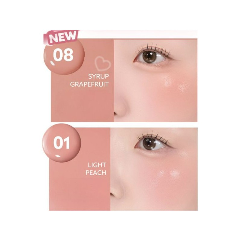 PERIPERA Syrupy Tok Cheek 9g, Color:#07 Fruffy Pink