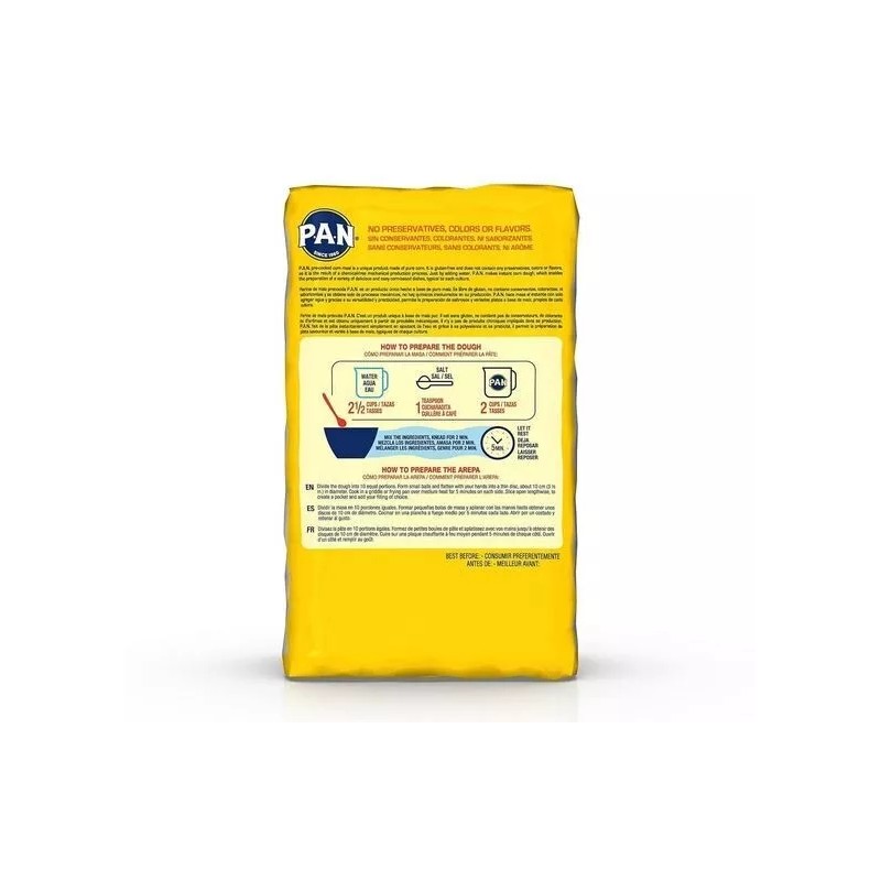 Corn Meal White Corn Meal – Pre-cooked Gluten Free and