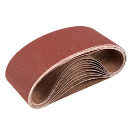WEN 4 in. x 24 in. 120-Grit Belt Sander Sandpaper, 10 Pack (424SP120)