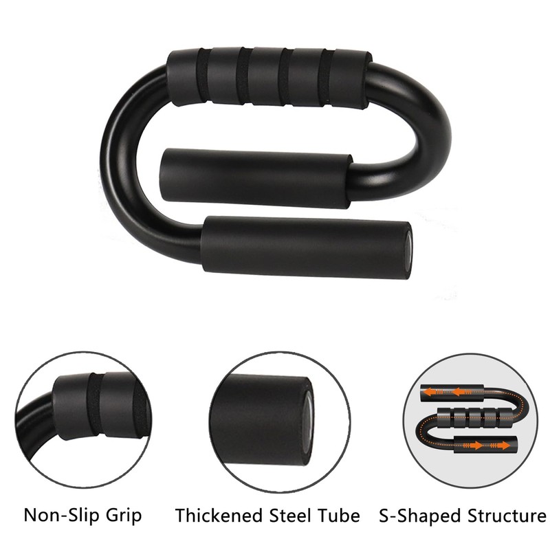 Push-up handles, 1 pair of push-up handles with handle, push