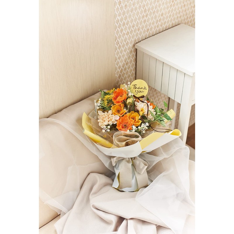 Tokyodo FM002832-037 Artificial Flowers MAGIQ Soleiyuga Bella Bundle, Cream, Flower