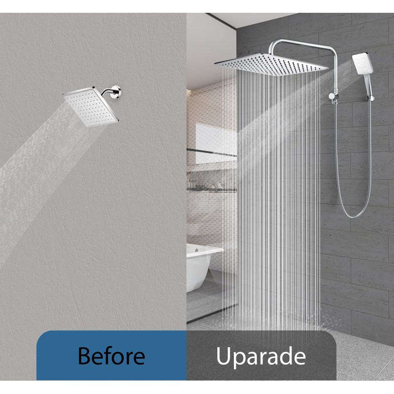 HOMVIVA® All Solid Metal 3-Way Shower Arm Diverter Valve with