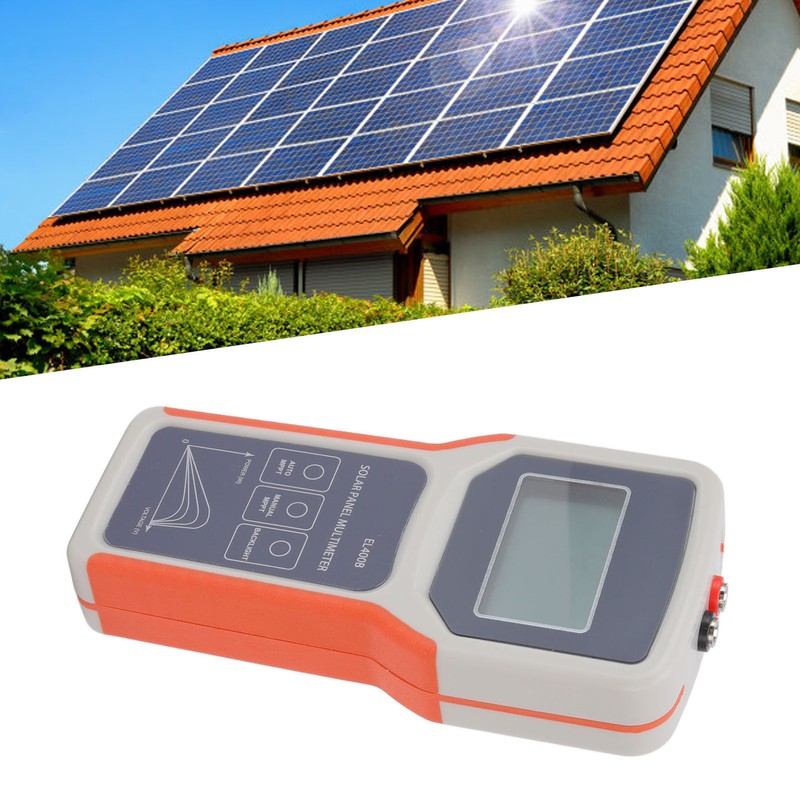 Upgraded LCD Solar Panel Multimeter Multifunctional LCD Solar PV Panel