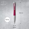 PARKER Urban Twist Ballpoint Pen | Vibrant Magenta with Chrome