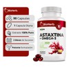 BioHerb Astaxantina 12mg Omega 3 EPA y DHA Fórmula Premium