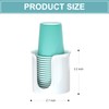 BYAWAY 2 Pack Bathroom Cup Dispenser 3 oz Countertop -