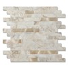 Yipscazo 1 Sheet Peel and Stick Stone Metal Tile Backsplash,