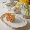 Narumi 52476-1992 Primadonna Plate, 12.6 inches (32 cm), Gold, Made