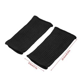 Akozon Cut-resistant sleeves, cut protection sleeves, anti-cut arm protection, scratch protection, black, forearm protector, anti-cut arm protection cover (20 cm)