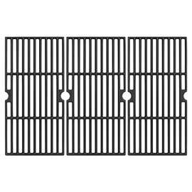 Grill Grates for Charbroil Advantage 4 Burner 463343015 463344015 463344116, Advantage 2 Coal Parts 463340516 Gas Grill, G467-0002-W1 Cast Iron Cooking Grids for Tru Infrared 463336016, 16 15/16"