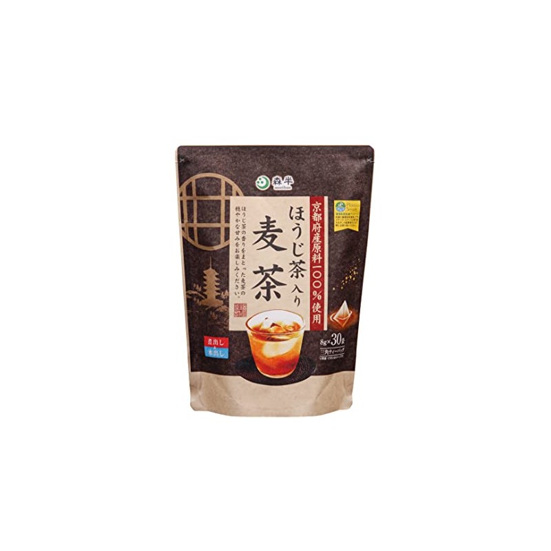 Hojicha Barley Tea Teabag 30p - ALL RAW MATERIALS FROM