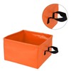 Collapsible Basin Leakage Proof Portable Folding Camping Bucket for Travel