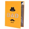 GREETING ART Fathers Day Card，Best Dad Ever,Fathers Day Card from