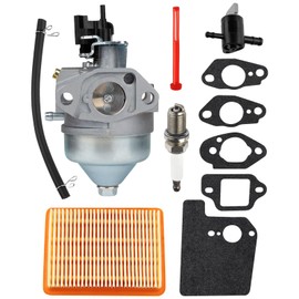 16100-Z0Y-M42 Carburetor for Honda GCV190LA Engine HRX217 K1 K2 K3 K4 K5 Lawn Mower GC160LAS3C GC160LAS3L Carburetor Tune Up Kit with Air Filter - Auto Choke