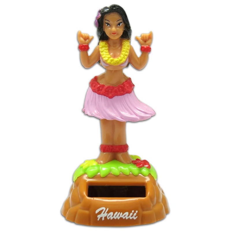 Shaka Hula Girl Solar Dashboard Doll