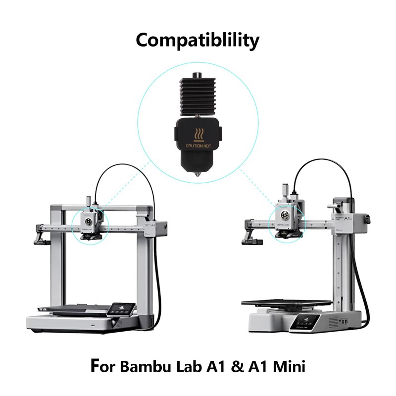 Mini kit de actualización de hotend A1, kit de bloque
