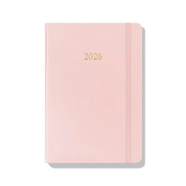 Wykeham's Executive 2026 Daily Journal Planner – Customization Available (Rose, 8.5"×5.5")