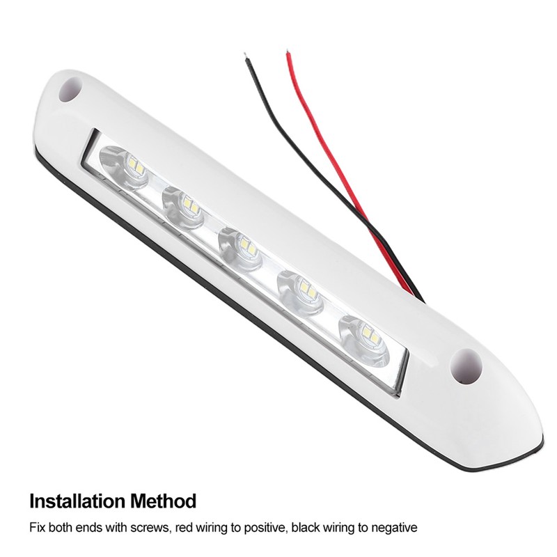 12V/24V RV LED Light Universal 8W Waterproof Awning Porch Lamp