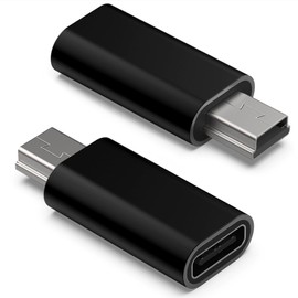 Type-C to ミニ アダプター 2個パック Type-C (メス) Mini Type-C (オス)アダプター Type-C to mini変換アダプター