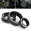 3pcs Car Air Conditioning Interior Climate Controller Knob Cover Black
