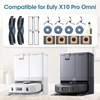 DrRobor 21 Stück Ersatzteile Zubehörset für Eufy X10 Pro Omni