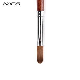 KADS Kolinsky Sable Acrylic Nail Art Brush Red Wood Pen Nail Brush for Nail Art Manicure Tool (12#)