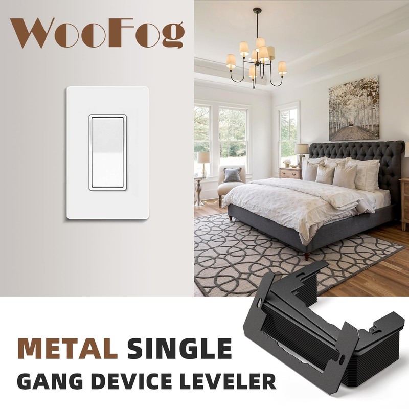 WooFog 10 Pcs Wall Plate Spacers for Outlets, Outlet Spacers