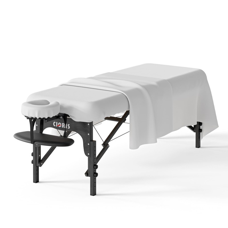 CLORIS Universal 3-Piece Professional Massage Table Sheet Set Premium Soft