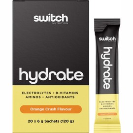 SWITCH NUTRITION Hydrate Electrolytes No Added Sugar Orange Crush 20x6g