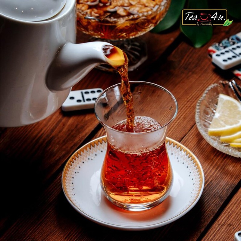 Tea4U Flavored Black Ceylon TeaBags (Strawberry) - Ideal Quality from