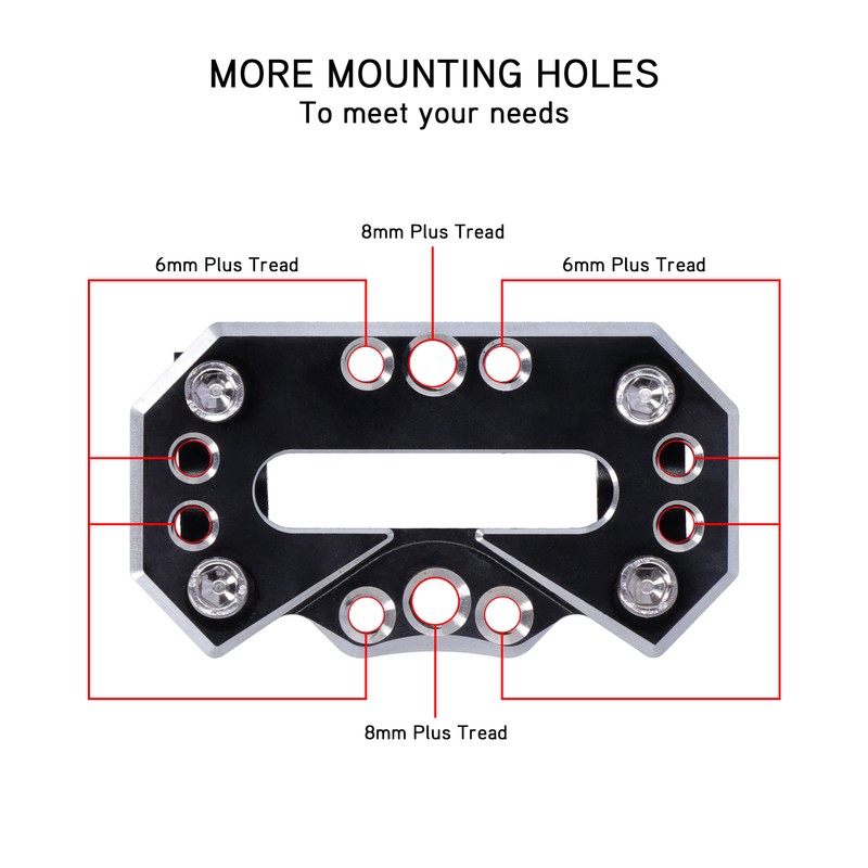 7/8in 22mm Motorcycle Balance Crossbar Handlebar Strengthen Lever Bar MultiFunctional