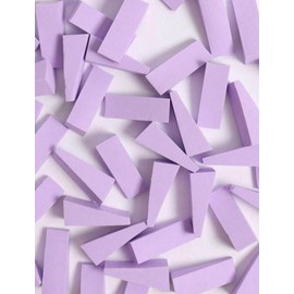 HealthyMoov Set of 50 make-up sponges with purple and purple coloured sponges ideal for make-up, nail art triangular shape, perfect for make-up or nails.