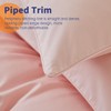 LILYPEACH Pink Twin Fitted Sheet Only with 2 Pillowcases, 100%