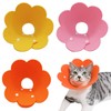 Jakonay 3-Piece Cat Recovery Collar Set - Sunflower Neck Cat