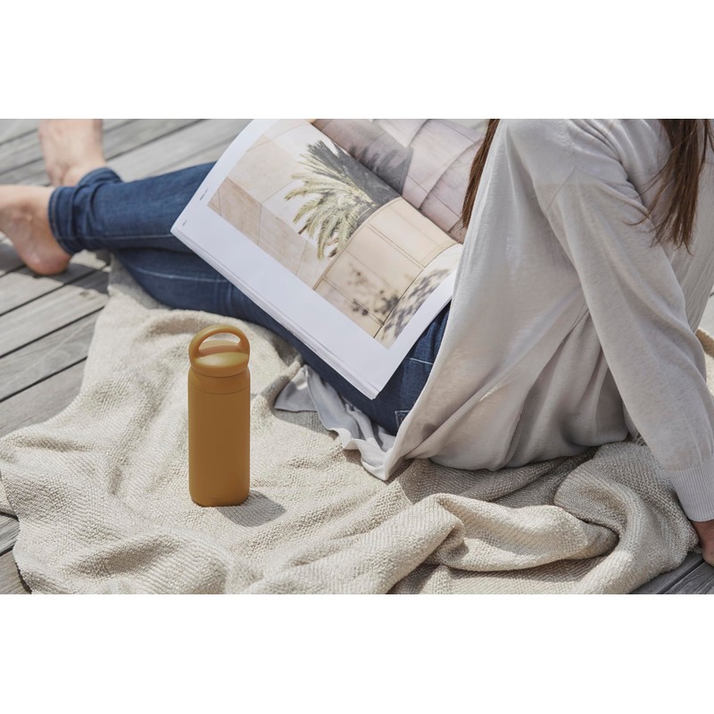 KINTO 21090 Day-off Tumbler, Yellow, 16.9 fl oz (500 ml)