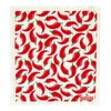 Retro Kitchen Compostable Sponge Cloth - Chillies, 1 Cloth